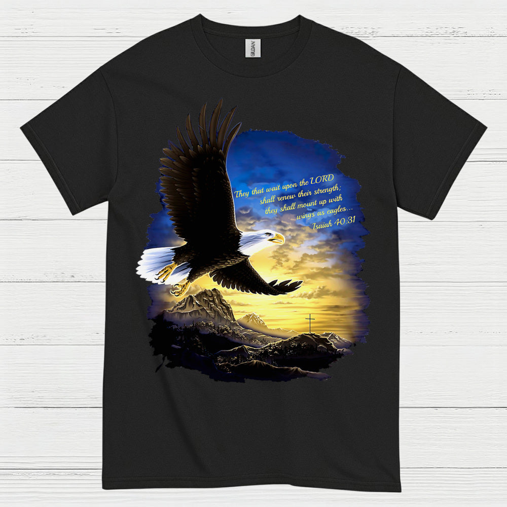 They That Wait Upon The Lord Eagle Faith T Shirt