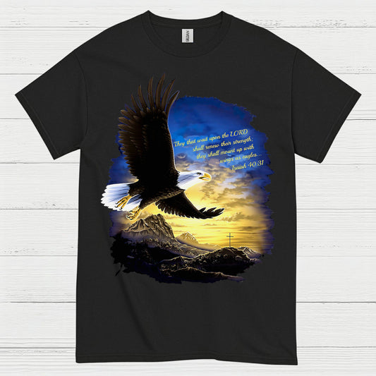 They That Wait Upon The Lord Eagle Faith T Shirt