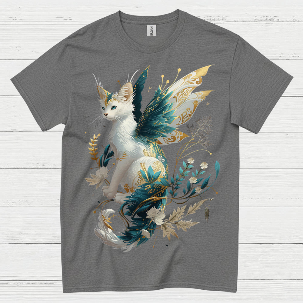 Fairy Cat Fantasy Art T Shirt