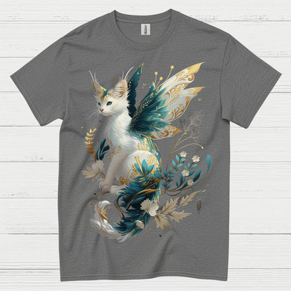 Fairy Cat Fantasy Art T Shirt