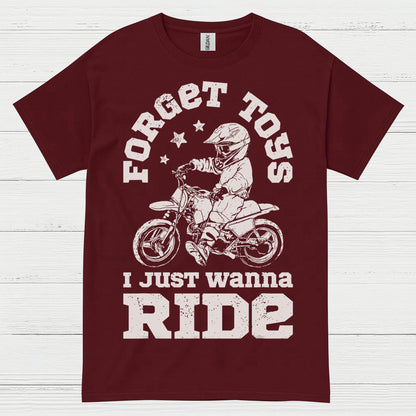 Forget This Just Wanna Ride Motocross T Shirt