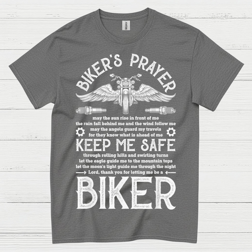 Biker’s Prayer Keep Me Safe T Shirt