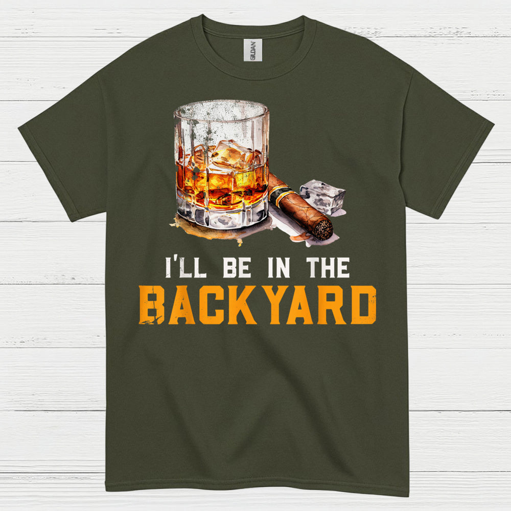 Backyard Whiskey Cigar Time T Shirt