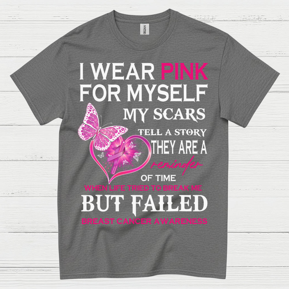 I Wear Pink Breast Cancer Survivor T Shirt