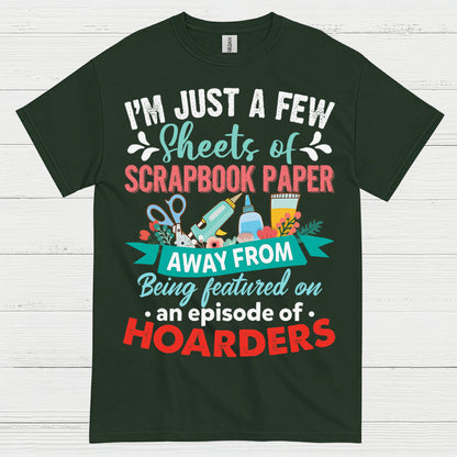 Scrapbook Paper Hoarder Humor Craft T Shirt