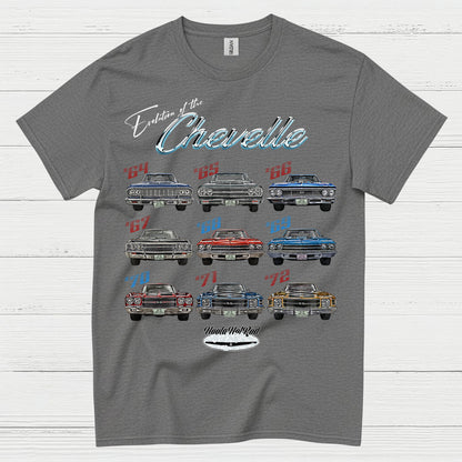 Evolution Of The Chevelle T Shirt
