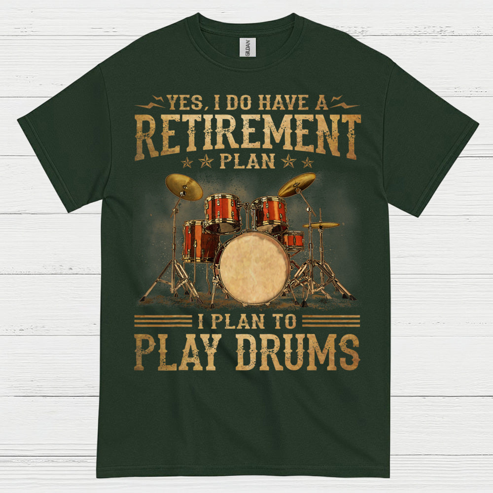 Retirement Drummer T Shirt
