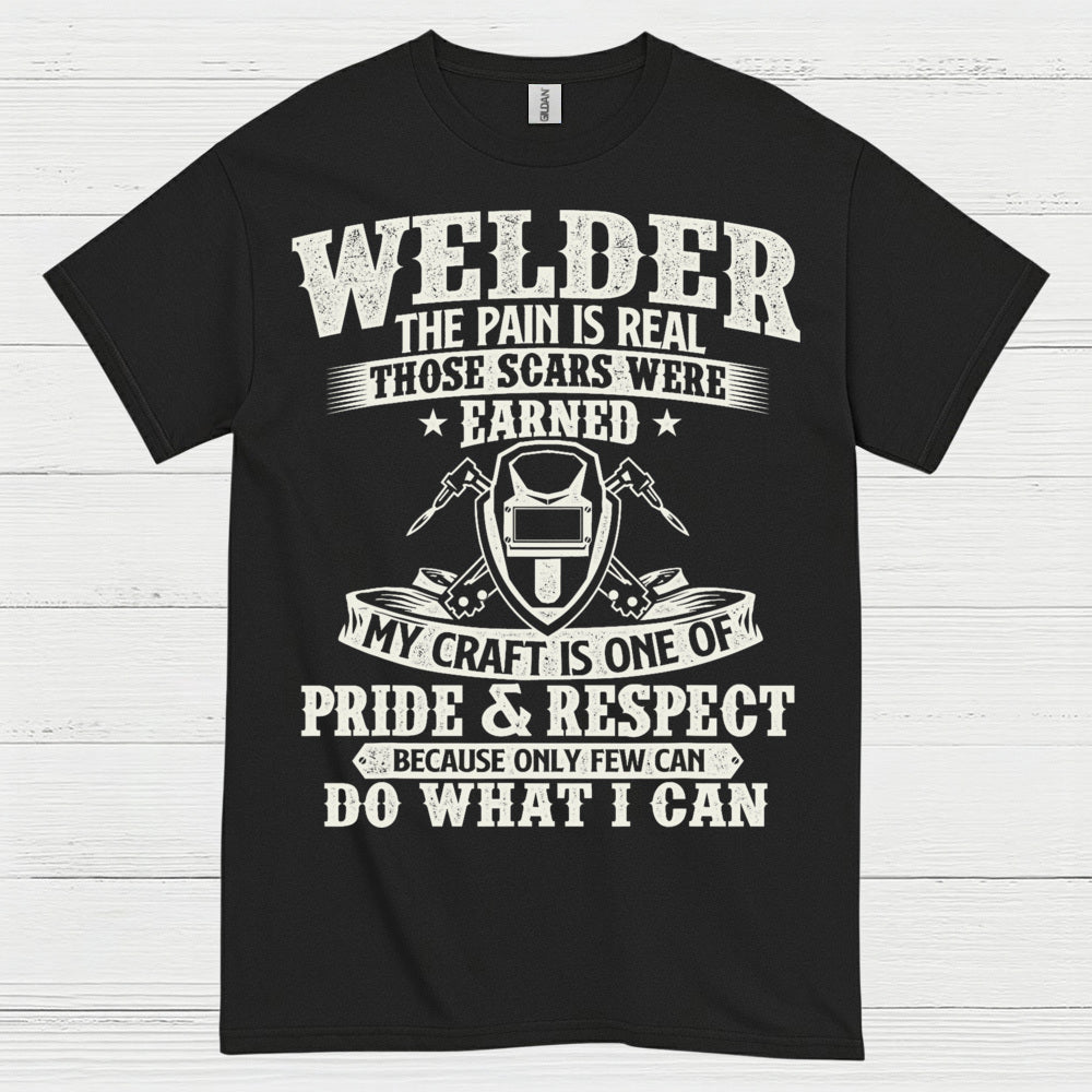 Pride And Respect Welder T Shirt