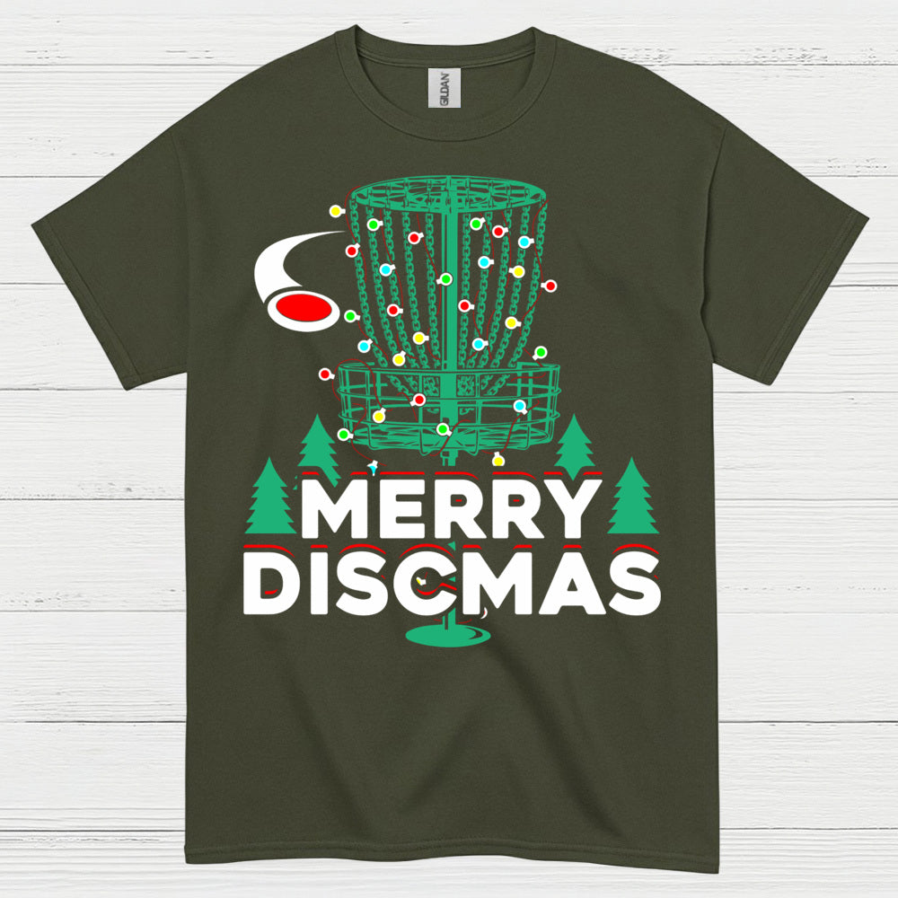 Merry Discmas Disc Golf T Shirt