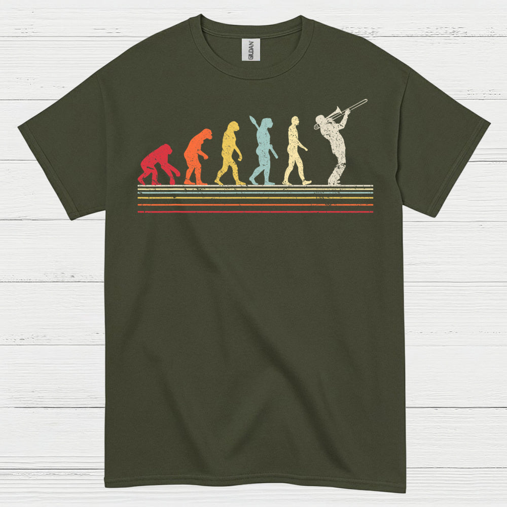 Trombone Evolution Music T Shirt