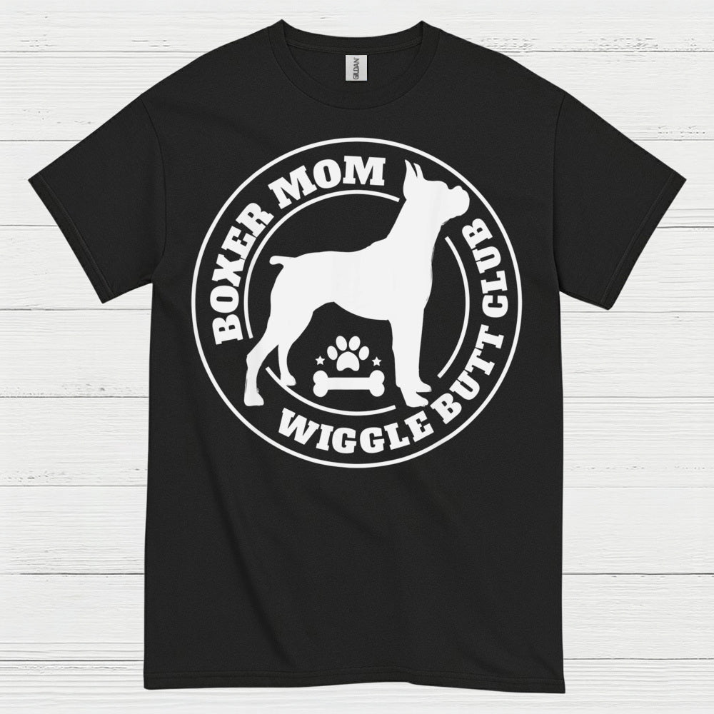 Boxer Mom Wiggle Butt Club T Shirt