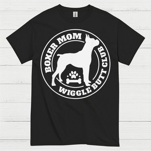 Boxer Mom Wiggle Butt Club T Shirt