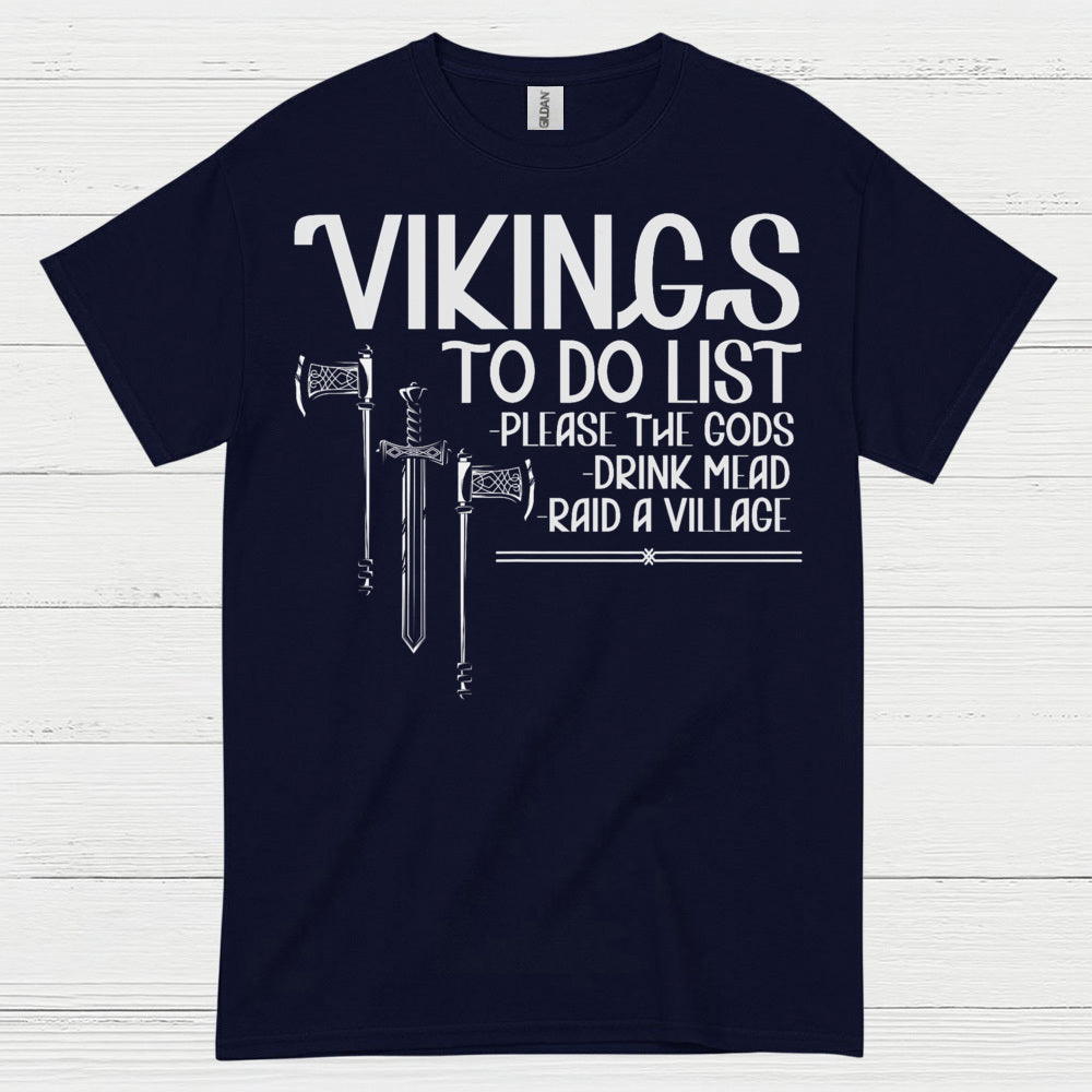 Vikings To Do List T Shirt