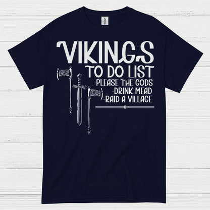 Vikings To Do List T Shirt