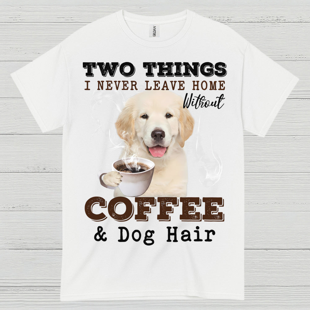 Coffee And Dog Hair Funny Dog Lover T Shirt