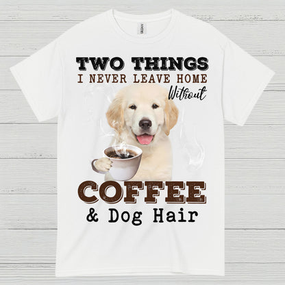 Coffee And Dog Hair Funny Dog Lover T Shirt