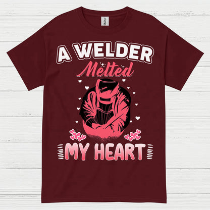 A Welder Melted My Heart T Shirt