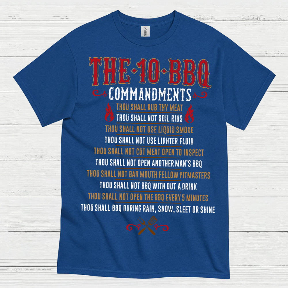 The 10 BBQ Commandments T Shirt