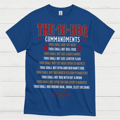 The 10 BBQ Commandments T Shirt