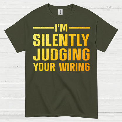 Silently Judging Your Wiring T Shirt