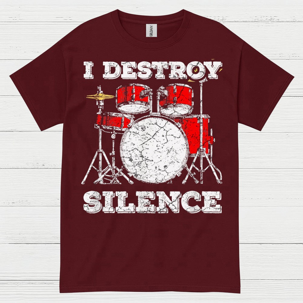 Silence Slayer Drum T Shirt