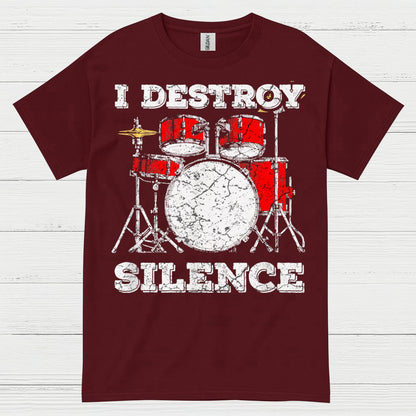 Silence Slayer Drum T Shirt