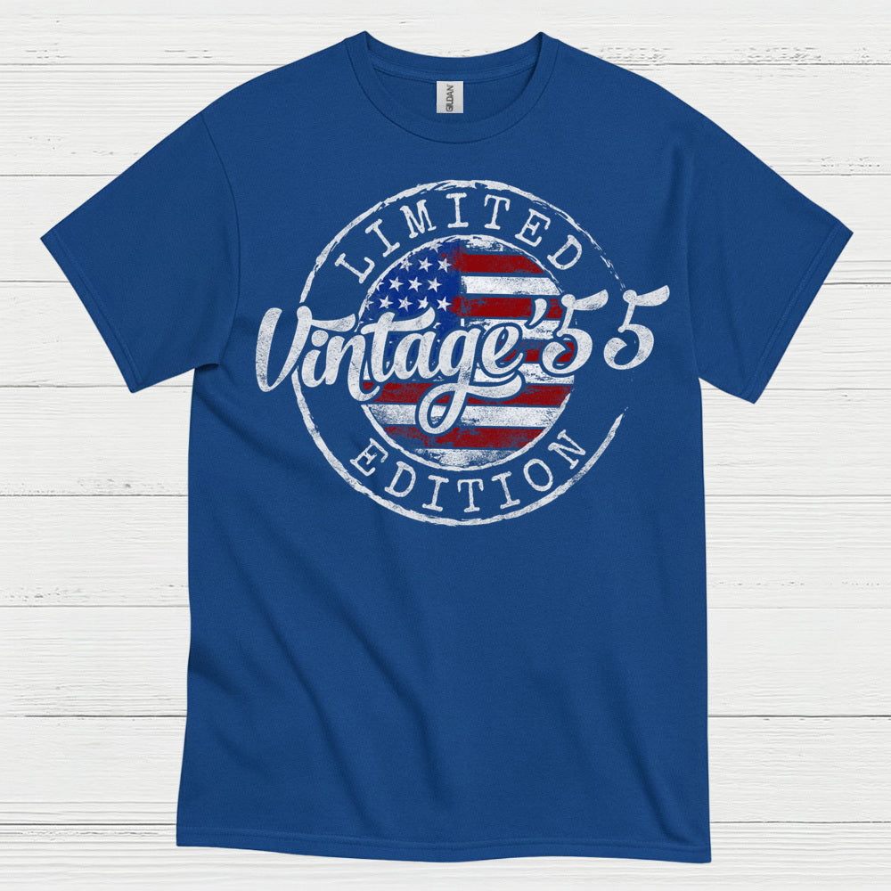 Vintage 55 Limited Edition Birthday T Shirt