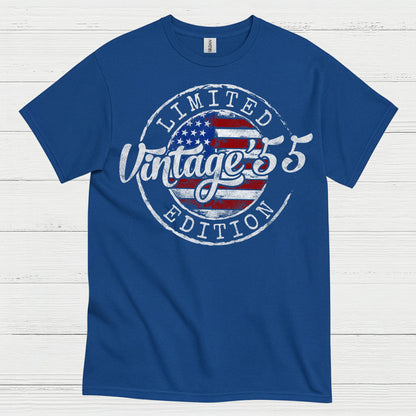 Vintage 55 Limited Edition Birthday T Shirt