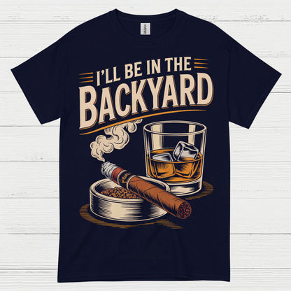 Backyard Nights Cigar And Whiskey T Shirt