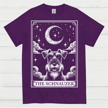 Mystic Schnauzer Moon Art Dog Lover T Shirt